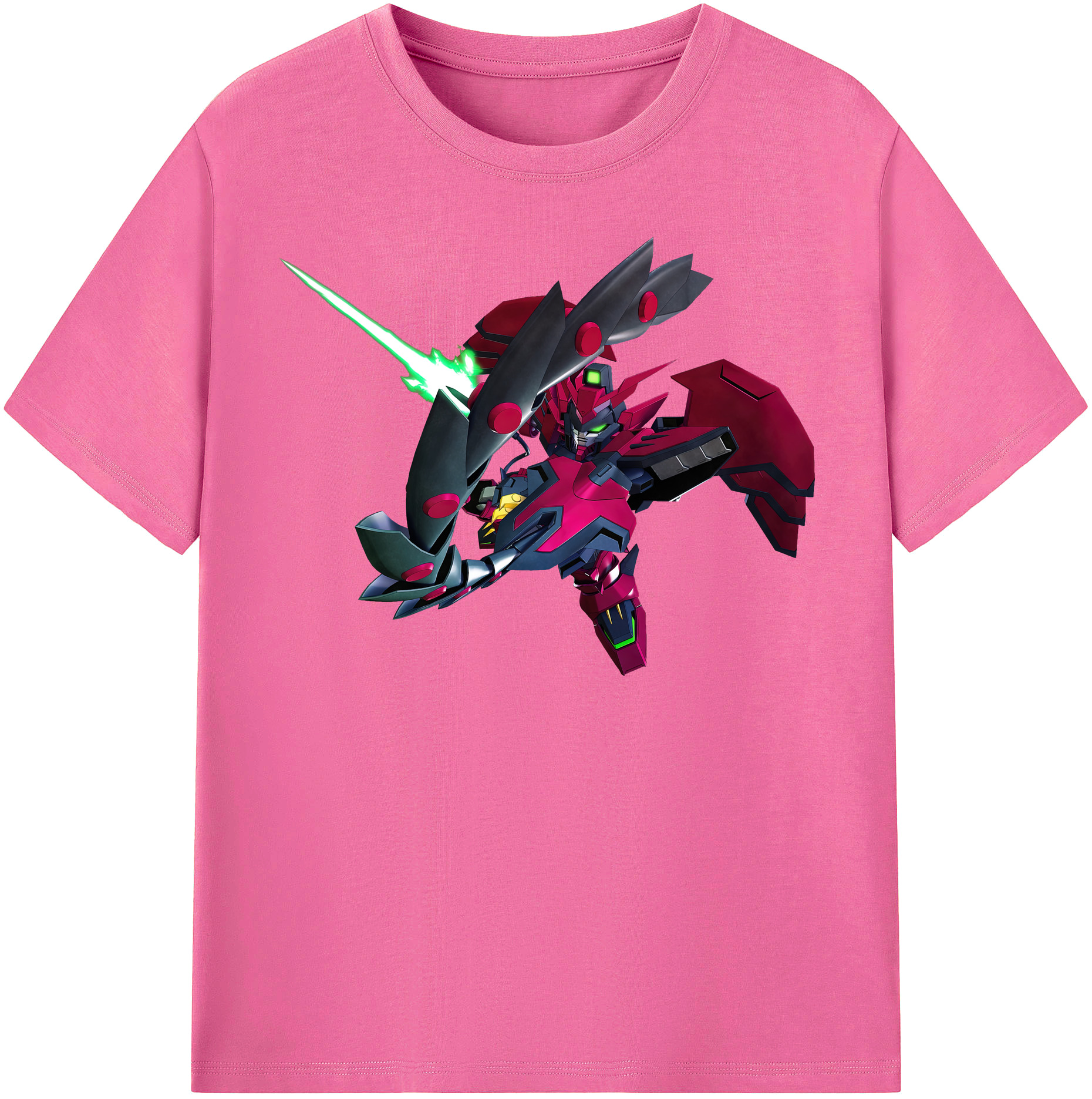 （画像用） 機動戦士ガンダム Mobile Suit Gundam レディースカジュアルプリントTシャツ（綿100％）